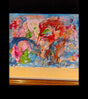 “Different World II” – Hand-Painted Abstract Acrylic on Canvas by Samhita Bhowmik | Botanical & Aquatic Fusion - Retail Maharaj
