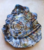 Porcelain Bowl with Hand-Swirled Cobalt Glaze – Tapas Plate - Retail Maharaj