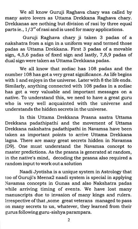 Stellar Effects Uttama Drekkana Prasna Sastra (Based on Pillas of Meena2 Nadi) [English] - Retail Maharaj