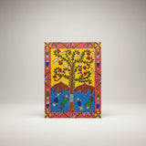 Handmade Madhubani Painting – Tree of Life | Mithila Art Traditional Indian Folk Wall Decor - Retail Maharaj