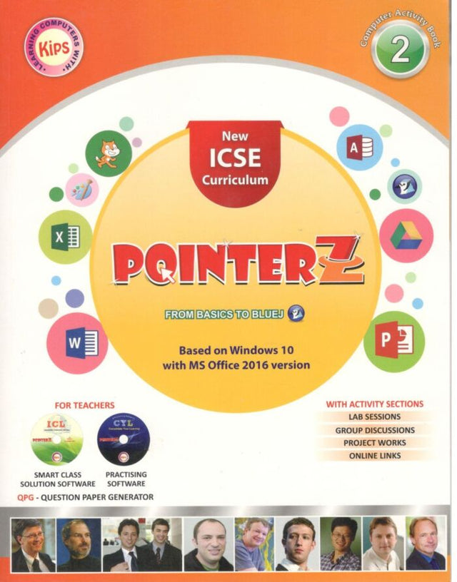 ICSE Pointerz Computer Activity Book for Class 2 - Retail Maharaj