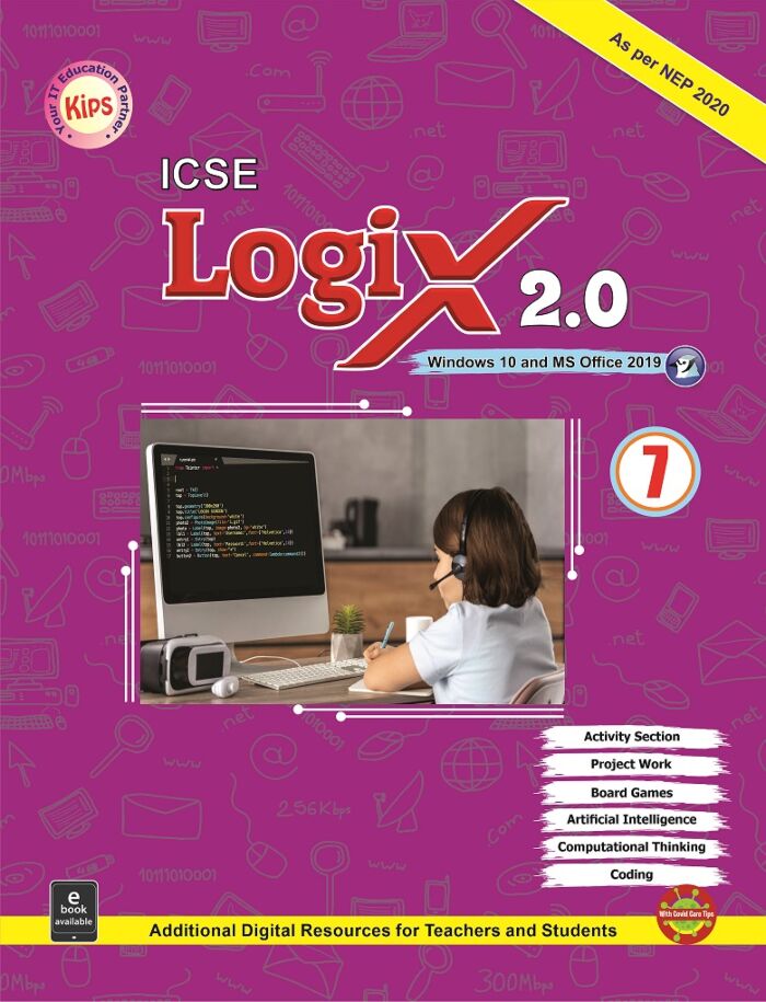 Kips ICSE Logix (Window 10 MS Office 2019) 2.0 for Class 7 - Retail Maharaj