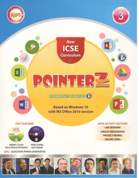 ICSE Pointerz Computer Activity Book for Class 3 - Retail Maharaj