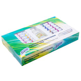 Ladoga Gift Set of Acrylic Color Artist Paint Set with 12 Colours Gloss Varnish and Brushes for Canvas Wood and Creative Art