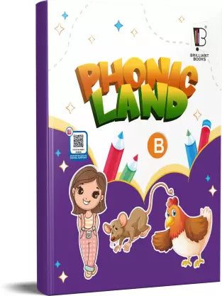 Learn with Phonic Land B Activity Book With Unique Touch & Feel Feature - Retail Maharaj