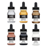 Liquitex Professional Acrylic Ink Set of 3 & 6 (Essential & Iridescent Colours)