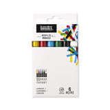 Liquitex Professional Acrylic Marker Sets Artist Grade Acrylic Paint Markers for Fine Art Craft Highlights Vibrant Monochrome Iridescent Colors