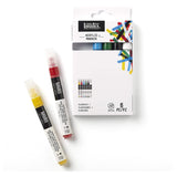 Liquitex Professional Acrylic Marker Sets Artist Grade Acrylic Paint Markers for Fine Art Craft Highlights Vibrant Monochrome Iridescent Colors
