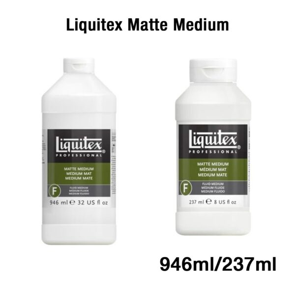 Liquitex Matte Medium Acrylic Paint Extender and Adhesive