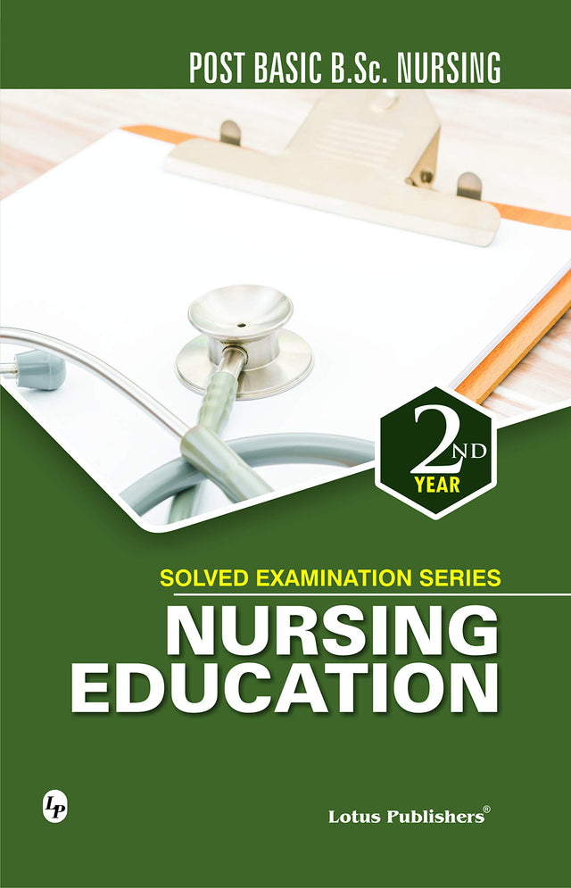 Solved Examination Series Nursing Education Post Basic Bsc Nursing 2nd Year - Retail Maharaj
