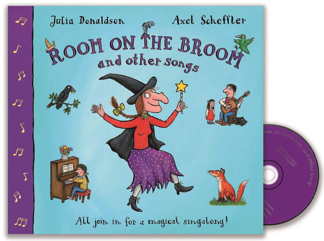 Room on the Broom and Other Songs Book and CD - Retail Maharaj