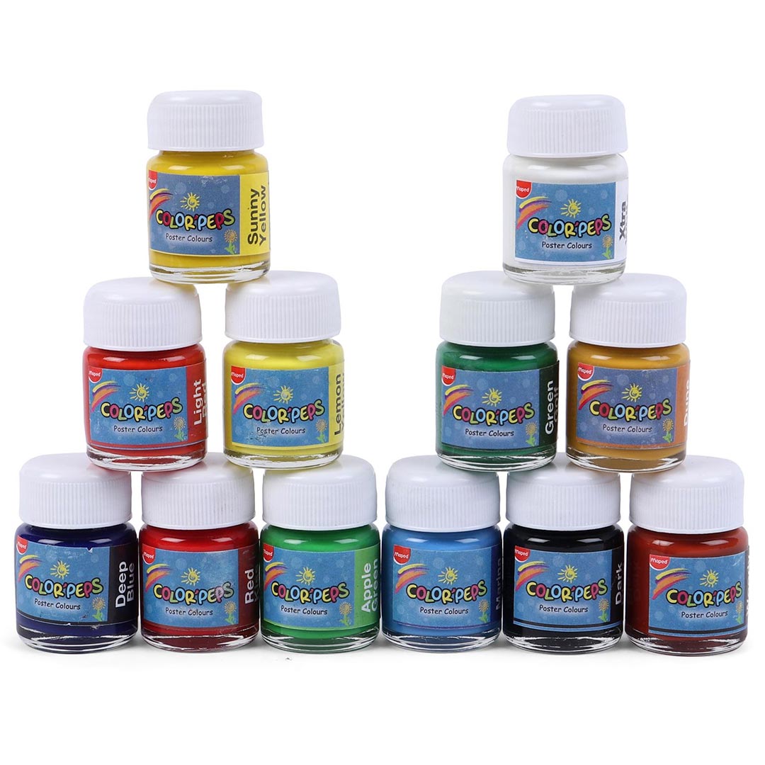 Maped Color Peps Poster Colours Set for Students and Artists