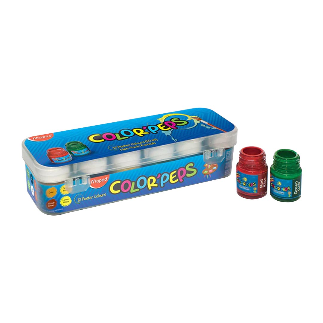 Color Peps Set Maped Color Peps Poster Colours Set for Students and Artists