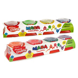 Maped Creative Modelling Dough Pot Set Classic and Fluorescent Colours