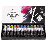 Master Class Acrylic Colour Set of 12 Professional Artist Paints 18ml Tubes