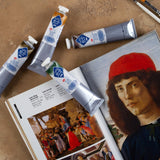 Master Class Tempera Paints Set of 12 Professional Artist Colours 18ml Tubes