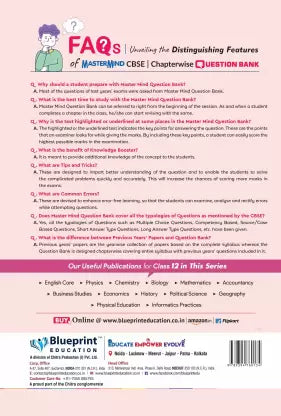 Master Mind Accountancy CBSE Class 12 Question Bank. 2100+ Questions based on Latest Pattern for 2023 Examination. - Retail Maharaj