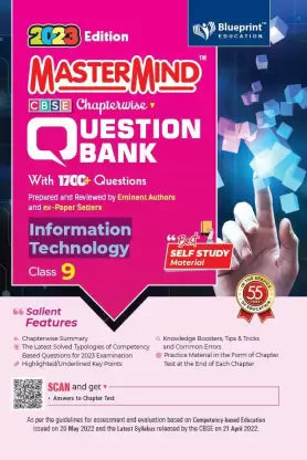 Master Mind Information Technology CBSE Class 9 Question Bank. 1700+ Questions based on Latest Pattern for 2023 Examination. - Retail Maharaj