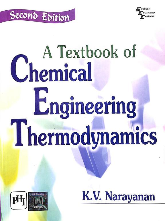 Textbook Of Chemical Engineering Thermodynamics - Retail Maharaj