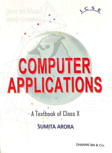 Computer Applications Class 10 Textbook : Icse - Retail Maharaj