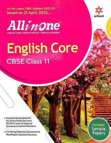 All In One English Core Cbse Class 11 For 2022-23 - Retail Maharaj