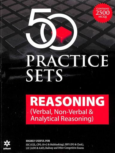 50 Practice Sets Reasoning Verbal Non Verbal & Analytical Reasoning - Retail Maharaj