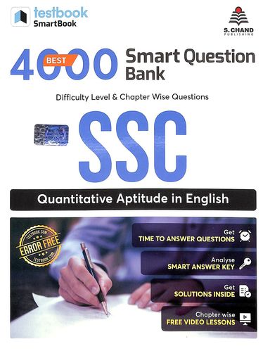 Best 4000 Smart Question Bank SSC Quantitative Aptitude in English - Retail Maharaj