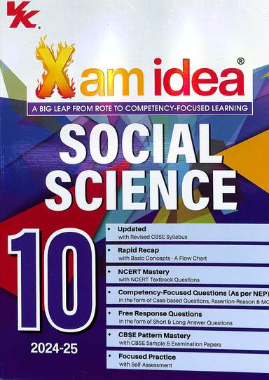 Xam Idea Social Science Class 10 For 2024-25 : Cbse - Retail Maharaj
