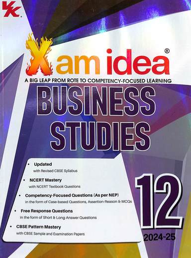 Xam Idea Business Studies Class 12 2024-25 - Retail Maharaj