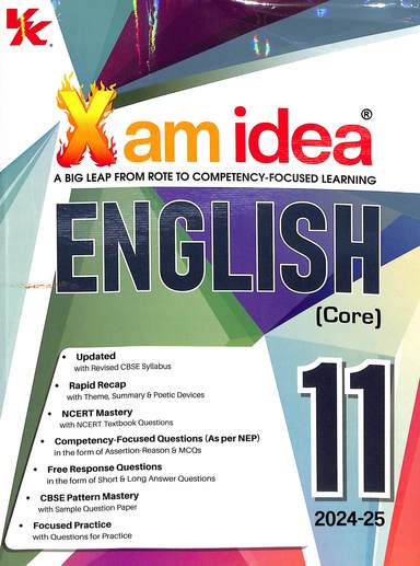 Xam Idea English Core Class 11 2024-2025 : Cbse - Retail Maharaj