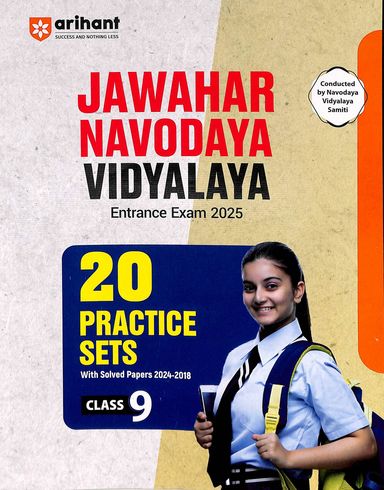 Jawahar Navodaya Vidyalaya Entrance Exam 2025 20 Practice Sets Class 9 - Retail Maharaj