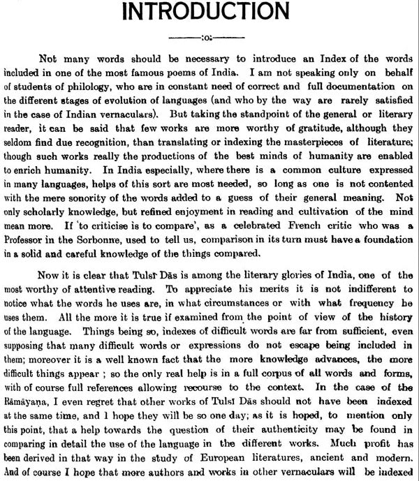 Index Verborum to Tulasidasa's Ramayana - Retail Maharaj