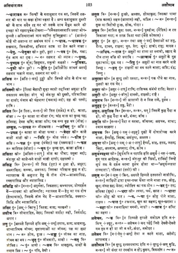 Padmacandrakosa A Comprehensive Sanskrit Hindi Dictionary (An Old and Rare Book) - Retail Maharaj