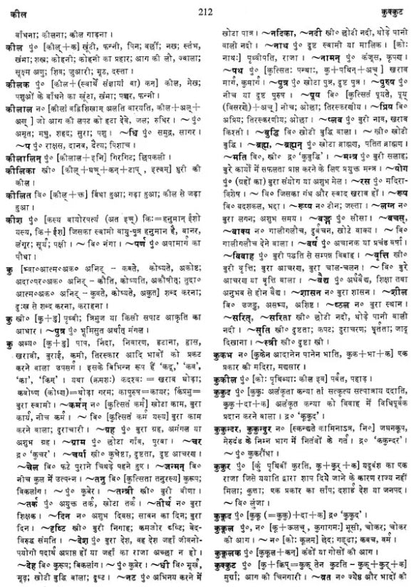Padmacandrakosa A Comprehensive Sanskrit Hindi Dictionary (An Old and Rare Book) - Retail Maharaj