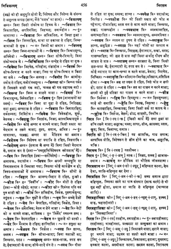 Padmacandrakosa A Comprehensive Sanskrit Hindi Dictionary (An Old and Rare Book) - Retail Maharaj