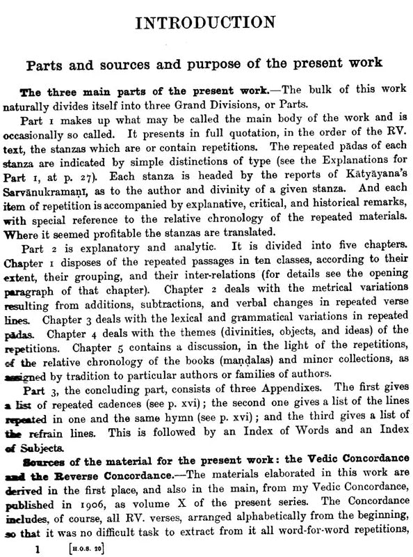 Rig-Veda Repetitions : The Repeated Verses and Distichs and Stanzas of The Rig-Veda In Systematic presentation and With Critical Discussion (An Old and Rare Book) - Retail Maharaj