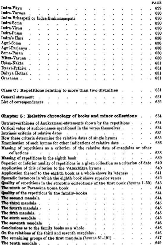 Rig-Veda Repetitions : The Repeated Verses and Distichs and Stanzas of The Rig-Veda In Systematic presentation and With Critical Discussion (An Old and Rare Book) - Retail Maharaj