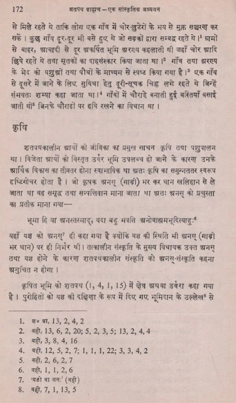 Shatapatha Brahmana Ek Sanskritik Adhyan (A Cultural Study of the Satapatha Brahman) - Retail Maharaj