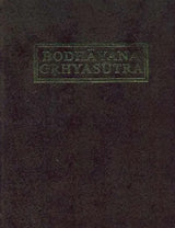 The Bodhayana Grhya Sutra - Retail Maharaj