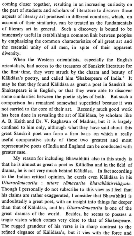 The Tragicomedies of Shakespeare, Kalidasa and Bhavabhuti (An old and Rare Book) - Retail Maharaj