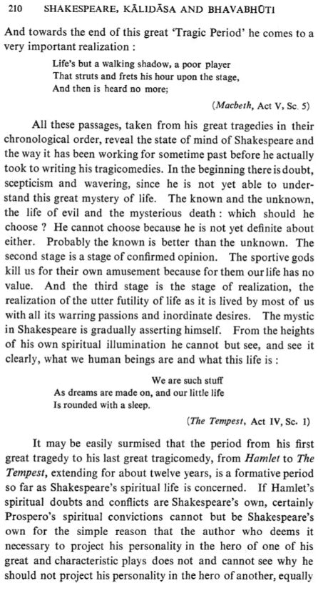 The Tragicomedies of Shakespeare, Kalidasa and Bhavabhuti (An old and Rare Book) - Retail Maharaj