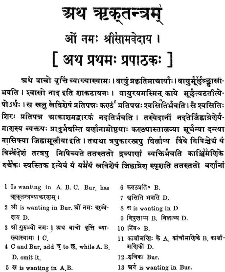 Rktantram (A Pratisakhya of the Samaveda) - Retail Maharaj