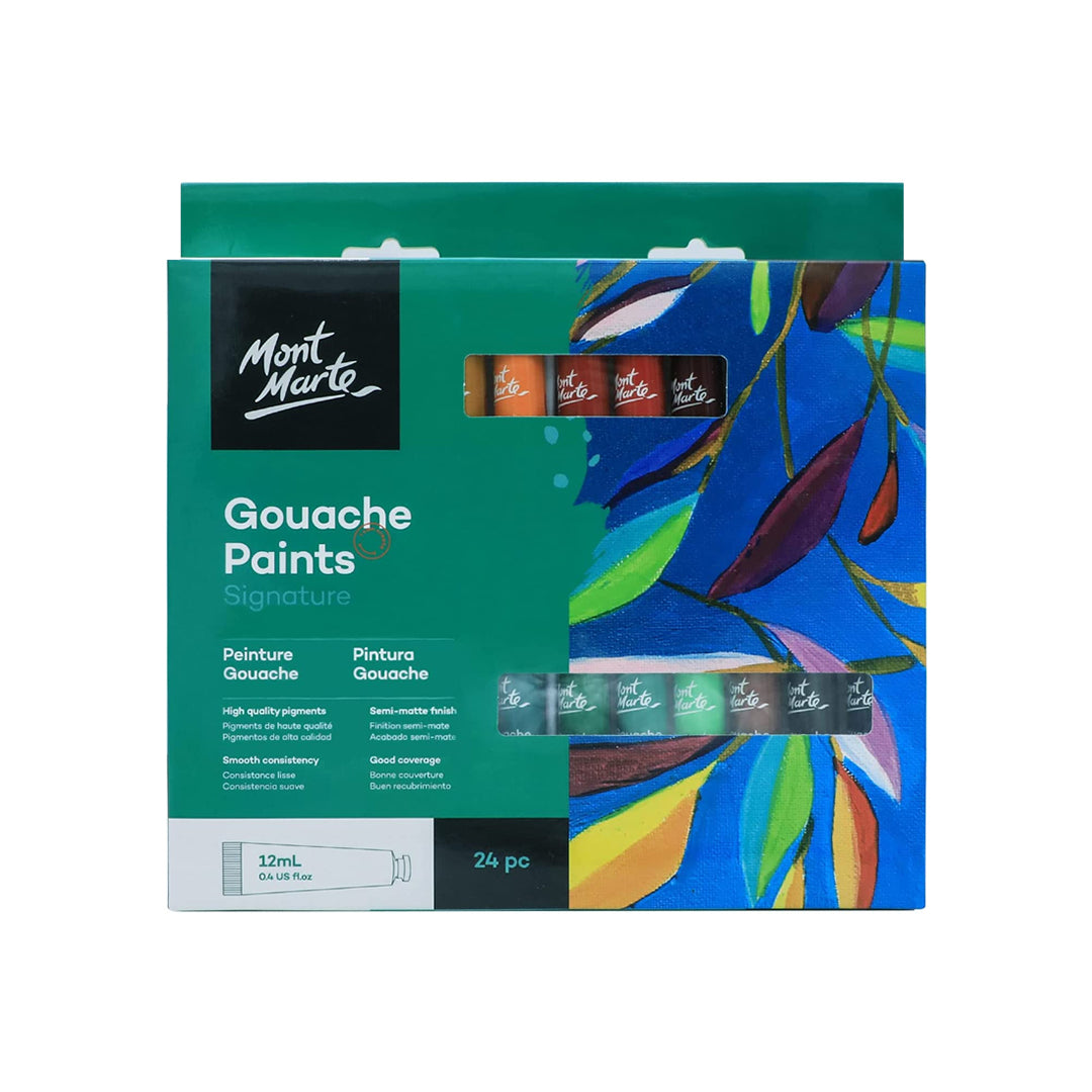 Mont Marte Signature Gouache Paint Set of 24