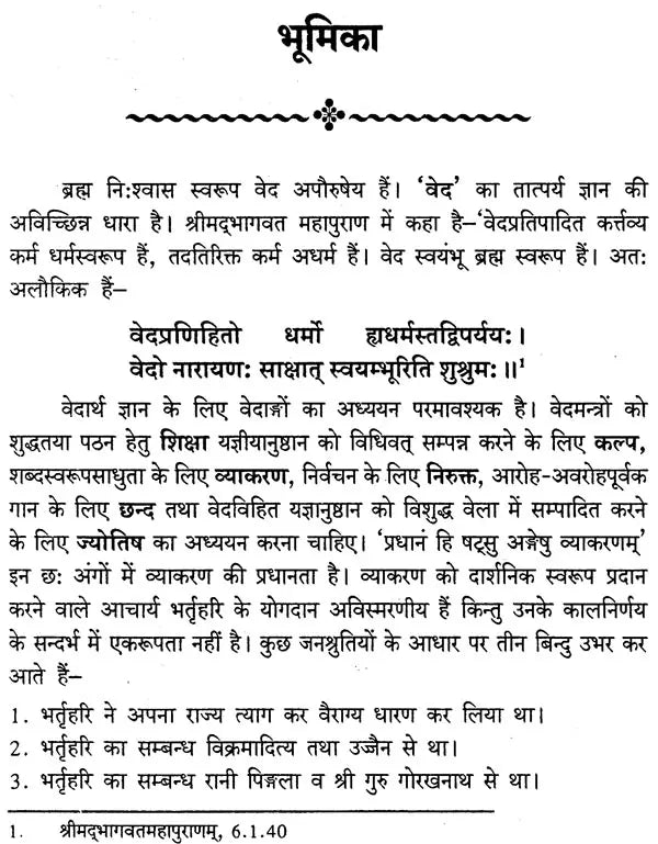 वाक्यपदीयम्: Vakyapadiyam - Retail Maharaj