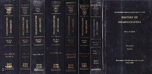 History of Dharmasastra (In Five Volumes In Eight books): A Rare Book