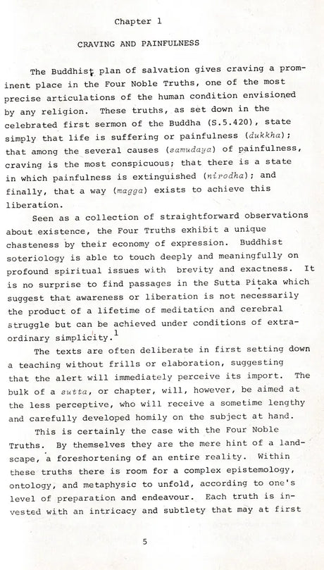 Craving and Salvation–A Study in Buddhist Soteriology - Retail Maharaj