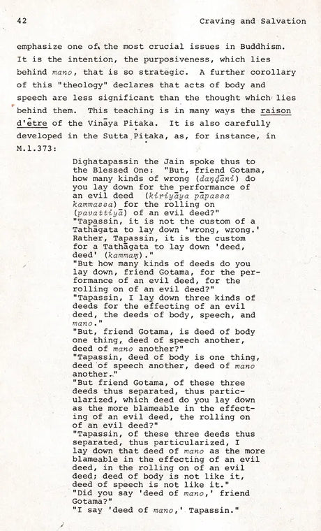 Craving and Salvation–A Study in Buddhist Soteriology - Retail Maharaj