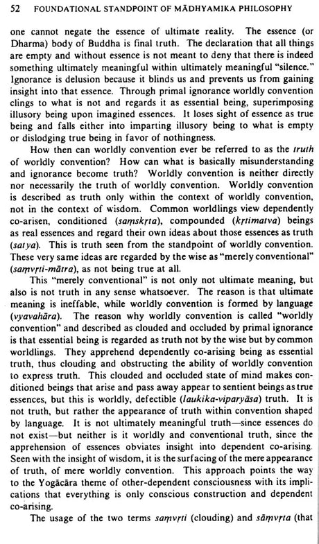 Foundational Standpoint of Madhyamika Philosophy, The (SUNY series in Buddhist Studies) - Retail Maharaj