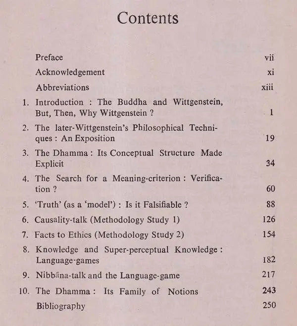 A Philosophical Analysis of Buddhist Notions: The Buddha and Wittgenstein (An Old and Rare Book) - Retail Maharaj