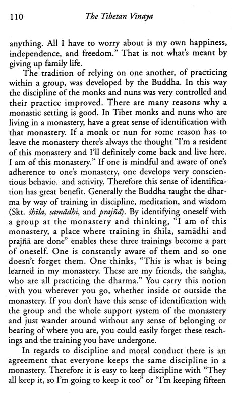 The Tibetan Vinaya: Guide to Buddhist Conduct - Retail Maharaj